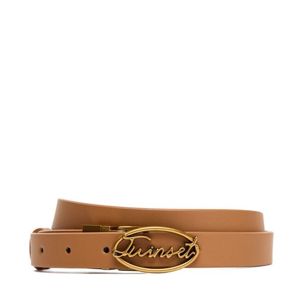 Pasek Damski TWINSET. Brązowe paski damskie Twinset, bez wzorów. Za 269.99 zł.