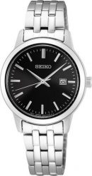 Zegarek Seiko Zegarek damski Seiko SUR409P1 srebrny. Szare zegarki damskie Seiko, srebrne. Za 589.00 zł.