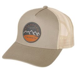 Czapka wędkarska Taimen Trucker no. 2. Brązowe czapki damskie TAIMEN, bez wzorów. Za 99.99 zł.