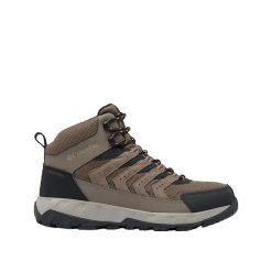 Buty trekkingowe Columbia Strata Trail™ Mid WP Brązowe. Brązowe trekkingi męskie Columbia, z materiału, bez zapięcia. Za 425.20 zł.