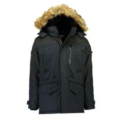 Kurtka zimowa męska Geographical Norway Burne. Niebieskie kurtki męskie Geographical Norway, na zimę, m, bez wzorów, z poliesteru, bez kaptura. Za 612.00 zł.