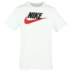 Koszulka sportowa męska Nike Icon Futura. Czarne koszulki sportowe męskie Nike, m, bez wzorów, bez ramiączek, na jogę i pilates. Za 127.99 zł.
