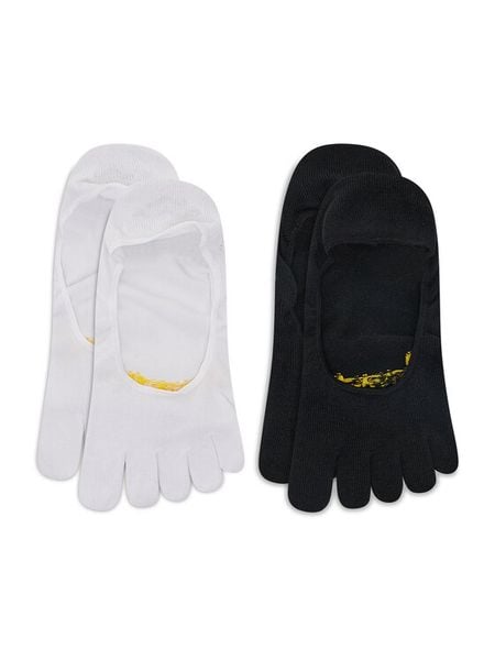 Vibram Fivefingers Stopki Ghost S15G12P Biały. Białe skarpety męskie Vibram Fivefingers, bez wzorów, z materiału. Za 59.99 zł.