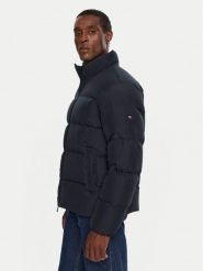 Tommy Hilfiger Kurtka puchowa MW0MW36666 Granatowy Regular Fit. Niebieskie kurtki męskie Tommy Hilfiger, m, bez wzorów, z puchu, bez kaptura. Za 879.99 zł.