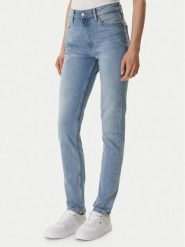 Tommy Hilfiger Jeansy WW0WW47694 Niebieski Slim Fit. Niebieskie jeansy damskie Tommy Hilfiger, bez wzorów, z bawełny. Za 529.99 zł.