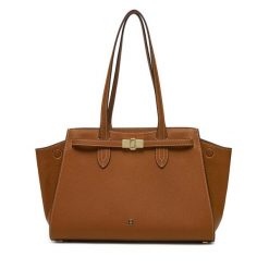 Torebka Aigner. Brązowe shopperki damskie Aigner, bez wzorów, bez dodatków. Za 3,259.00 zł.