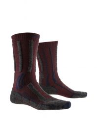 Skarpety trekkingowe X-SOCKS TREK X MERINO LT 4.0. Czerwone skarpety męskie X-Socks, bez wzorów, z materiału. Za 95.00 zł.