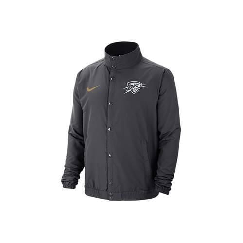 Kurtka uniwersalna męska Nike Nba Oklahoma City Thunder. Czarne kurtki męskie Nike, m, bez wzorów, z syntetyku, klasyczne, bez kaptura. Za 329.00 zł.