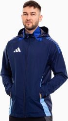 Kurtka męska adidas Tiro 24 Competition All-Weather niebieska IR9520 S. Niebieskie kurtki męskie Adidas, m, bez wzorów, bez kaptura. Za 368.43 zł.