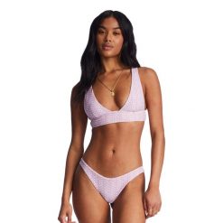 Góra od stroju kąpielowego Billabong Covered In Love Tanlines Remi. Fioletowe bikini Billabong, xl, bez wzorów. Za 109.99 zł.
