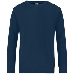 Bluza Jako Organic. Niebieskie bluzy damskie Jako, m, bez wzorów, z bawełny, biznesowe, bez ramiączek, bez kaptura. Za 284.00 zł.