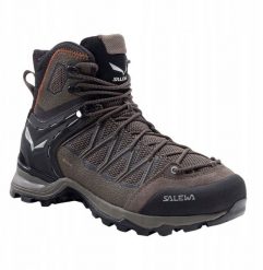 Buty trekkingowe Salewa Mountain Trainer Lite Mid GTX - burnt cord/black. Czarne trekkingi męskie Salewa, bez zapięcia. Za 1,055.22 zł.