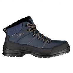 Buty trekkingowe męskie CMP Annuuk Snow Boot Wp. Białe buty zimowe męskie CMP, bez wzorów, z materiału, bez obcasa, bez zapięcia. Za 233.74 zł.