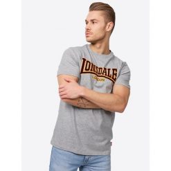 T-shirt o wąskim kroju Lonsdale Classic. Szare koszulki sportowe męskie Lonsdale, bez wzorów, bez ramiączek. Za 184.00 zł.