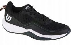 Wilson WILSON tenisowe buty męskie RUSH PRO LITE Black/Ebony/White WRS333210E085 (0097512753920). Białe buty sportowe męskie Wilson, bez wzorów, bez zapięcia, tenisowe. Za 410.36 zł.