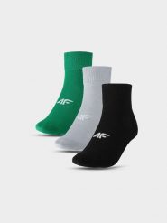 4F Skarpetki casual za kostkę (3-pack) męskie - multikolor 32-34. Skarpety męskie 4F, bez wzorów, z bawełny. Za 49.99 zł.