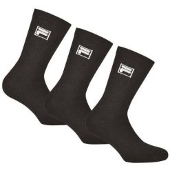 Czarne skarpetki unisex Fila 3-pak rozmiar 35-38. Czarne skarpetki damskie Fila, bez wzorów. Za 131.99 zł.