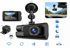 Wideorejestrator Dod Tech Kamera samochodowa regulowana z wifi do auta czujnik wstrząsów łatwy montaż. Wideorejestratory Dod Tech. Za 78.99 zł.