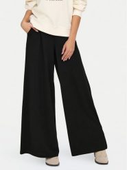 JDY Spodnie palazzo Tanja 15341466 Czarny Wide Leg. Czarne spodnie materiałowe damskie JDY, bez wzorów, z materiału. Za 89.99 zł.