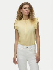 Vero Moda Bluzka Selma 10345667 Żółty jasny Regular Fit. Żółte bluzki damskie Vero Moda, xl, bez wzorów, z bawełny, bez kołnierzyka, bez ramiączek. Za 139.99 zł.