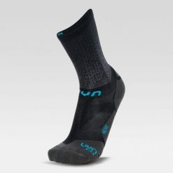 Skarpety rowerowe MAN CYCLING AERO SOCKS r.42-44. Czarne skarpety męskie UYN, bez wzorów. Za 89.99 zł.
