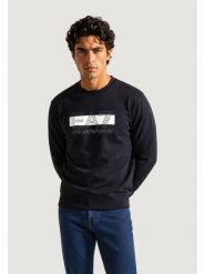 EA7 Emporio Armani Bluza 7M002425 AF10377 MC001 Czarny Regular Fit. Czarne bluzy męskie EA7 Emporio Armani, l, bez wzorów, bez ramiączek, bez kaptura. Za 474.99 zł.
