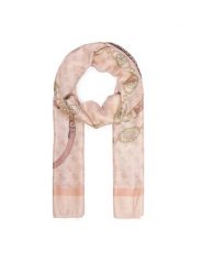 Guess Szal AW5532 VIS03 Różowy. Czerwone szaliki damskie Guess, z aplikacjami, z wiskozy. Za 154.99 zł.