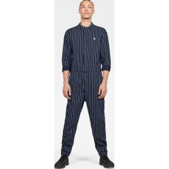 G-Star Raw - Kombinezon. Czarne spodnie materiałowe męskie G-Star Raw, bez wzorów, z bawełny. W wyprzedaży za 319.90 zł.