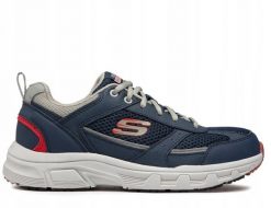 Buty męskie Skechers Oak Canyon-Verketta granatowe 51898 NVGY 43. Buty sportowe męskie Skechers, bez wzorów, bez zapięcia. Za 437.22 zł.