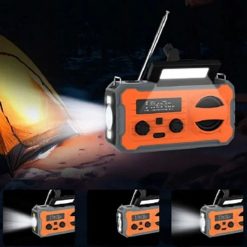 PRISTAR radio FM z latarką 4000 mAh YX328 pomarańczowe. Brązowe radia Mentor. Za 90.91 zł.