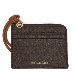 Bilonówka MICHAEL Michael Kors. Brązowe portfele damskie MICHAEL Michael Kors. Za 339.99 zł.