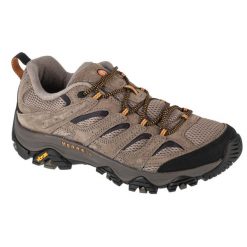 Buty trekkingowe męskie Merrell Moab 3 Ventilator. Brązowe trekkingi męskie Merrell, z materiału, bez zapięcia. Za 515.00 zł.