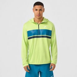 TOPSPIN Hoodie Men. Zielone bluzy męskie Head, m, bez wzorów, z poliesteru, młodzieżowe, bez ramiączek, bez kaptura. W wyprzedaży za 304.00 zł.