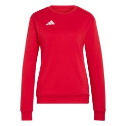 Bluza damska adidas Entrada 26 Sweat Top. Białe bluzy damskie Adidas, s, bez wzorów, z bawełny, sportowe, bez ramiączek, bez kaptura. Za 134.99 zł.