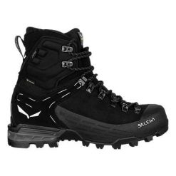 Damskie buty trekkingowe Salewa Ortles Ascent Mid Gtx. Czarne obuwie trekkingowe damskie Salewa, z gore-texu, bez zapięcia. Za 1,379.85 zł.
