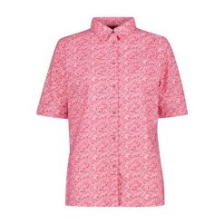 Koszula damska turystyczne CMP 33S5656. Czerwone koszule damskie CMP, l, bez wzorów, sportowe, bez kołnierzyka, bez ramiączek. Za 257.50 zł.