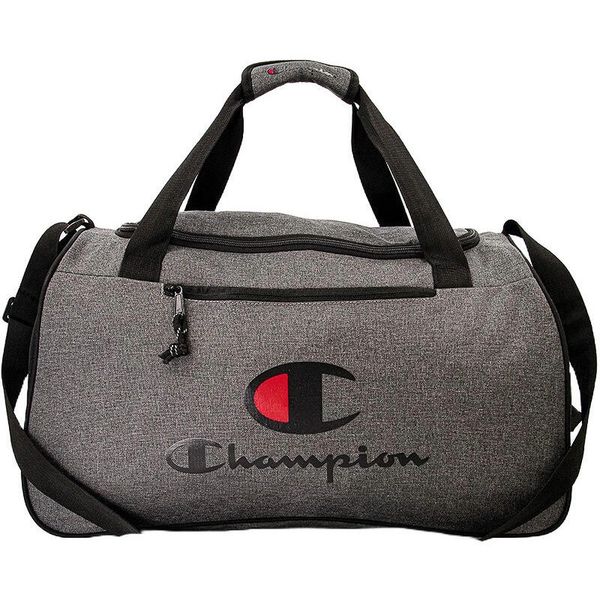 Torba Champion Progress Duffel 52L. Szare torby na ramię męskie Champion, bez wzorów, z materiału, na ramię, z nadrukiem. Za 190.00 zł.