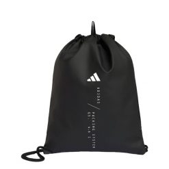HYBRYDOWA TORBA SPORTOWA. Czarne torby sportowe męskie Adidas, bez wzorów, z materiału. Za 109.00 zł.