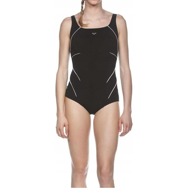 Strój kąpielowy jednoczęściowy damski na basen Arena Jewel. Czarne stroje kąpielowe damskie ARENA, xl, bez wzorów. Za 99.99 zł.