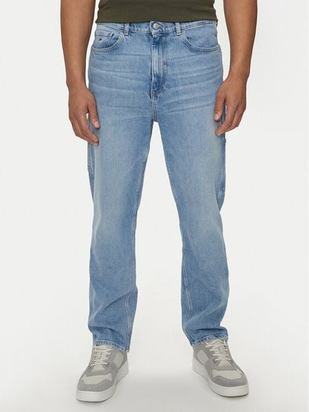 Tommy Jeans Jeansy Skater DM0DM20201 Niebieski Loose Fit. Niebieskie jeansy męskie Tommy Jeans, z bawełny. Za 239.99 zł.