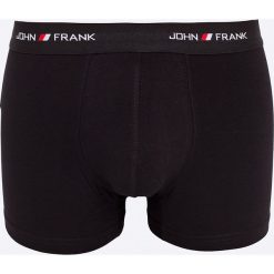 John Frank - Bokserki (3-pack). Czarne bokserki męskie John Frank, bez wzorów, z bawełny. Za 89.90 zł.