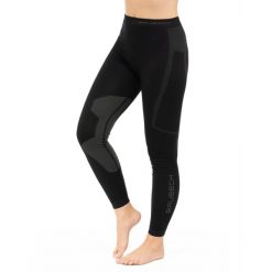 Legginsy termoaktywne Damskie Brubeck DRY. Czarne legginsy damskie Brubeck, bez wzorów, z dzianiny. Za 109.99 zł.