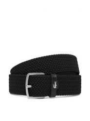 Lacoste Pasek Męski RC4100 Czarny. Czarne paski męskie Lacoste, ze skóry. Za 269.99 zł.