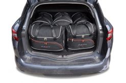 Torby Do Bagażnika Renault Megane Grandtour 2016+ 5Szt Kjust. Czarne torby podróżne damskie KJUST, bez wzorów, z kauczuku. Za 1,497.00 zł.