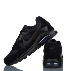 Buty Męskie Sportowe Nike Air Max Command Całe Czarne 629993 020 R-40,5. Czarne buty sportowe męskie Nike, bez wzorów, bez zapięcia, do biegania, nike air max. Za 526.20 zł.