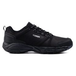 Buty trekkingowe męskie DK czarne. Czarne trekkingi męskie z materiału, bez zapięcia. Za 197.04 zł.