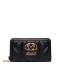 LOVE MOSCHINO Portfel JC5644PP0NLC0000 Czarny. Czarne portfele damskie Love Moschino, ze skóry. Za 529.99 zł.