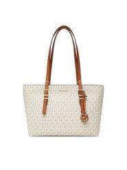 MICHAEL Michael Kors Torebka Quinn 30T5GQNT2B Beżowy. Brązowe shopperki damskie MICHAEL Michael Kors, bez wzorów, ze skóry, bez dodatków. Za 899.99 zł.