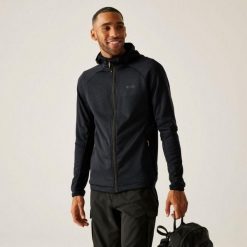 Kurtka z kapturem Regatta Everet. Szare kurtki męskie Regatta, bez wzorów, sportowe, z kapturem. Za 288.50 zł.