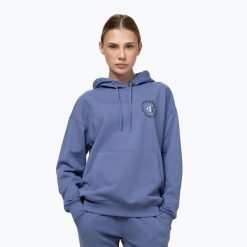 Bluza damska Pitbull Gentle But Wild Sweatshirt Hooded. Niebieskie bluzy damskie PITBULL, l, bez wzorów, z bawełny, bez ramiączek, bez kaptura. Za 219.99 zł.